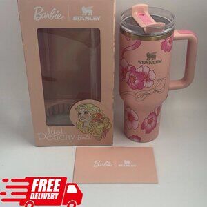 Stanley X Barbie Limited Edition ‘80S Peaches ‘n Cream 40oz Quencher Tumbler